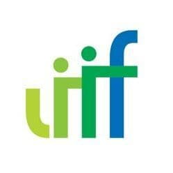 Stylized green and blue logo for 'uif', featuring a human figure dot above the 'i'.