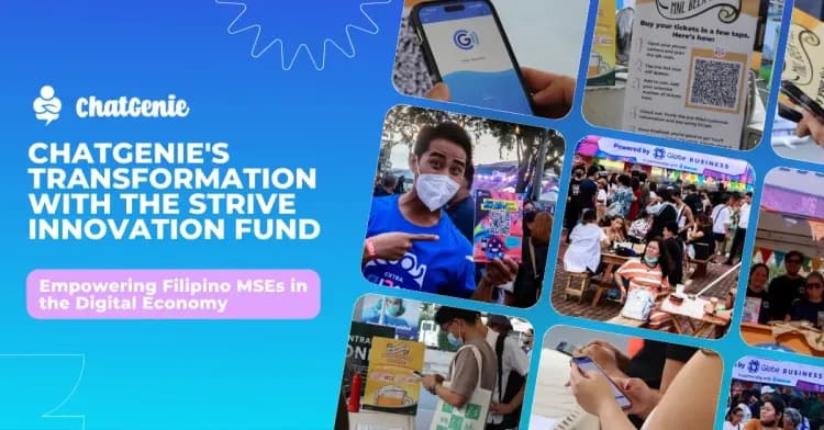 ChatGenie’s transformation with the Strive Innovation Fund: Empowering Filipino small businesses in the digital economy